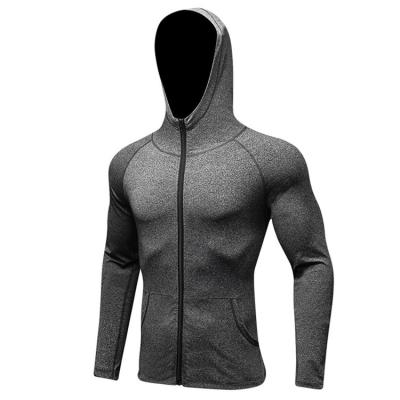 China QUICK DRY Running Fitness Gym Hoody Sweaters Shirt Men Jogging Shirt Men Wear for sale