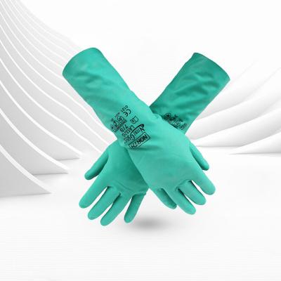 China Comfortable Wholesale High Quality Working Water Proof Cotton Coated Latex Safety Gloves for sale