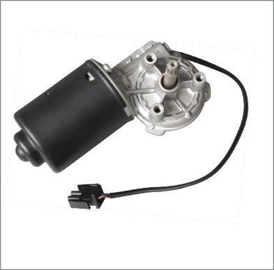 China 24VDC 80W Motor des Wurm-Gang-PMDC mit Plastik-Du Pont 100P Gang, Onload-Geschwindigkeit 50rpm 4.5A zu verkaufen