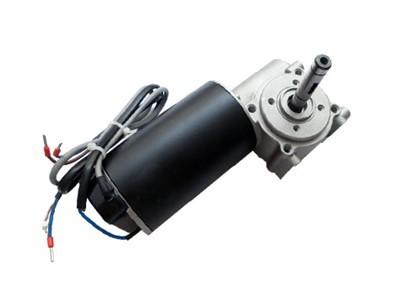 China DC gear motor for sliding Door Motor, black with encoder 24VDC 100W for sale