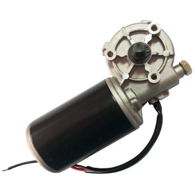 China 12V / 24 Volt Industrial Worm Gear DC Motor For Reel winder , 95W Low Noise , High Torque for sale