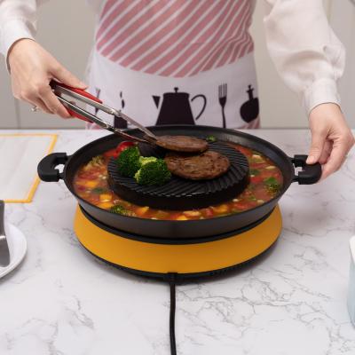 China Hot roast and hotel vending tabletop hotpot cooking stove wok electric induction cooker for sale