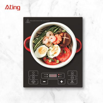 China Hotel New Arrival Cooking Hotpot Electric Stoves 1800w 120v ETL Single Burner Induction Cooker for sale