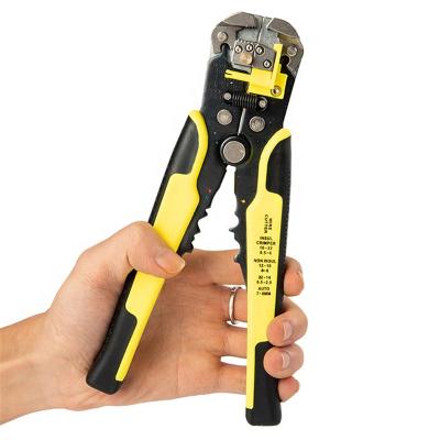 China Automatic Crimping Electric Stripping Crimper Pliers Tools Wire Stripper Cutter Stripper for sale