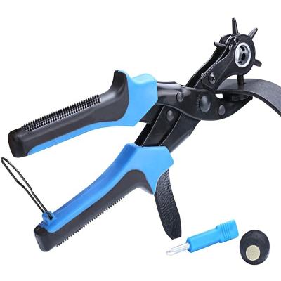 China etc Belt Puncher Pliers Leather Heavy Duty Turning Tool Pliers Punch Easily for sale