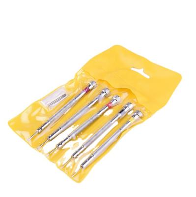 China Stainless Steel 5pcs Watch Screwdriver Set Watch Repair Kit Watch Flat Blade Slotted Screwdriver Repair Tool Kit for sale