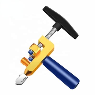 China Best Glass Thickness 3-15MM Carbide Glass Cutter With Opener Set Gear T Shaped Glass Cutter Oil Filled Cutting Tool for sale