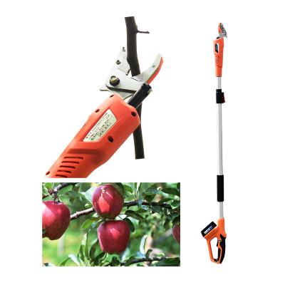 China Soft handle 2m plastic telescopic high branch fruit picking shears multifunctional electric fruit tree pruning scissors for sale