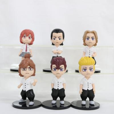 China Cartoon Toy 6pcs One Set Doll Hanagaki Budo Figures Cosplay Trinket Gift Anime Tokyo Action Number Toy for sale