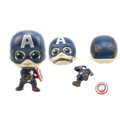 China Cartoon Toy 5pcs/set America Superhero Action Number Capsule Toys Custom Figure For Gashapon Machine for sale