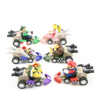 China Hot Sale PVC Pickup Vehicle 6pcs Mario Bros Figure For Kids for sale