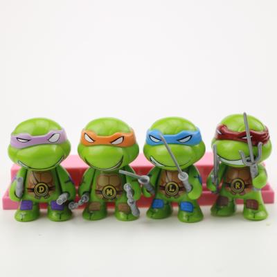 China Cartoon Toy New Japanese Action Figure Toy Turtles 4pcs for sale