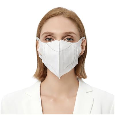 China Meltblown Adult Fabric Nonwoven Fabric Low Price CE White Face Mask For Adult for sale