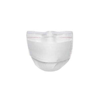 China Adult Hot Selling White Nonwoven Fabric Meltblown Fabric Doctor Face Mask Respirator For Adult for sale