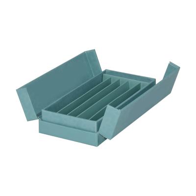 China Recyclable Pre Double Side Roll Box Multipack Open Rigid Packaging With Magnetic Closure for sale