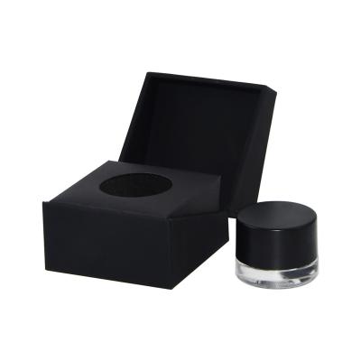 China Recyclable Soft Touch Rigid Paper Box For Concentrate Container Wax Jar Packaging for sale