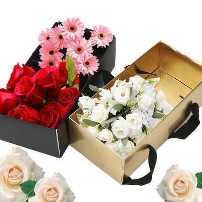 China Custom Luxury Elegant Rose Flower Box Perfect Recyclable For Weddings And Valentine's Day Gifts for sale