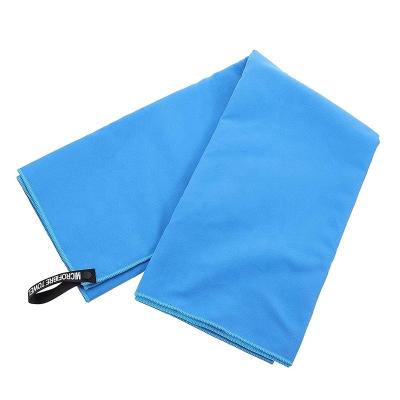 China Viable Custom Absorbent 40*80cm Outdoor Blue Color Gym Sports Quick Dry Towel for sale