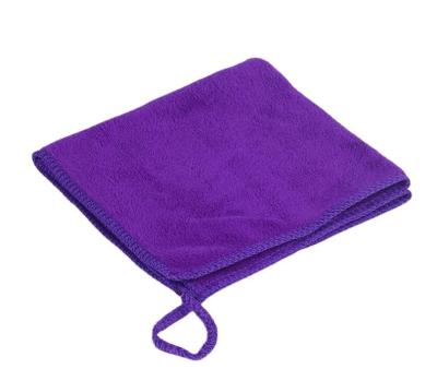 China Wholesale Soft Light Microfiber Household Kitchen Cleaning Cloth Towels Durable Knitted Car Cleaning Solid Color Acceptable for sale