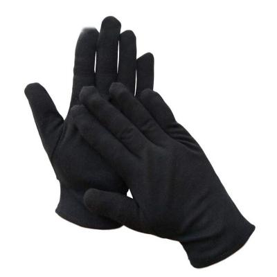 China Custom Jewelry Logo Polishing Microfiber Jewelry Black Watch Gloves Premium Quality Gloves Wholesale for sale