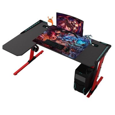 China (Size) Computer PC Game Desk Adjustable L-shaped Game Table For Internet Cafe for sale