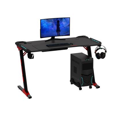 China Multifunctional Ergonomic Gaming Desk Tanker Tanker Factory Price Ergonomic Easy Install Z Shape Gaming Table MESAs Gamer Game Table for sale