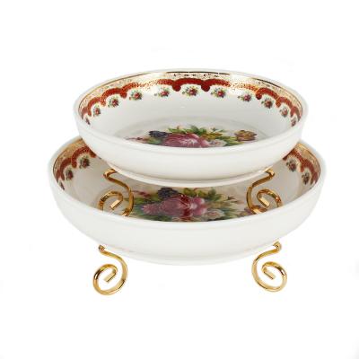 China Stocked 2022 Wholesale Luxury Fruit Bowl Ceramic Candy Chocolate Bowl Home Decor Candy Bowl for sale