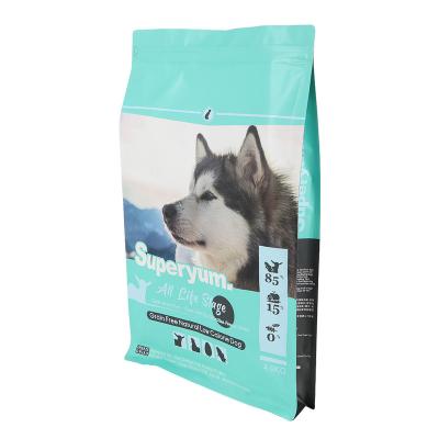 China Moisture Proof Resealable Zip Lock Mylar Pouch Dog Food Packaging Mylar Bag for sale