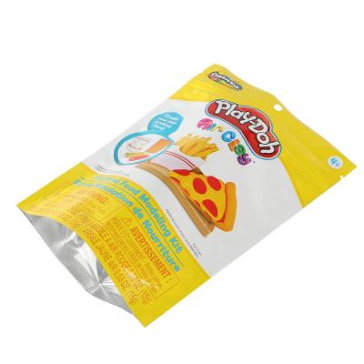 China Aseptic High Quality Vertical Snack Bag 3 side sealing plastic packaging bag for sale