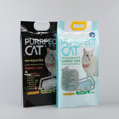 China Moisture Proof High Quality Side Gusset Pet Cat Litter packages Liner Bag for sale