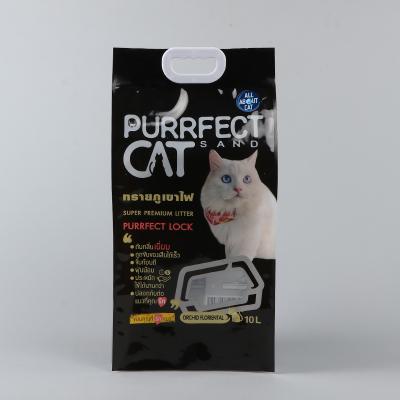 China Moisture Proof High Quality Cat Litter Zipper Dog Food Packaging Bag Plastic Bag Bag for sale