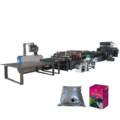 China Factory Bag in Box Packaging Equipment Rack Up Alu Foil Spout Pouch Machine Pillow Bag in Box Machinery for sale