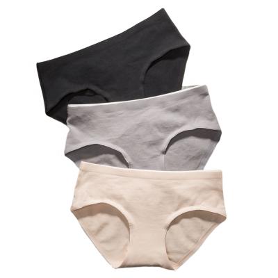 China 40512 Newest Design OEM Cotton Women Panties Solid Colors Traceless Women Underwear Antibacterial Seamless Panties for sale