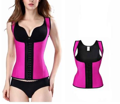 China 6299 Antibacterial Wholesale Sauna Sweat Reducing Body Shaper Vest Women Neoprene Slimming Vest for sale