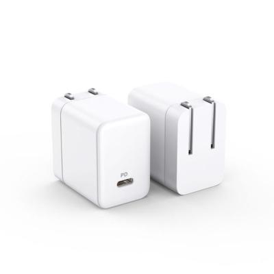 China Hot Sales Mobile Phone Phone 20W Wall Charger PD20W USA EU UK Rule Type-C Fast Charger for sale