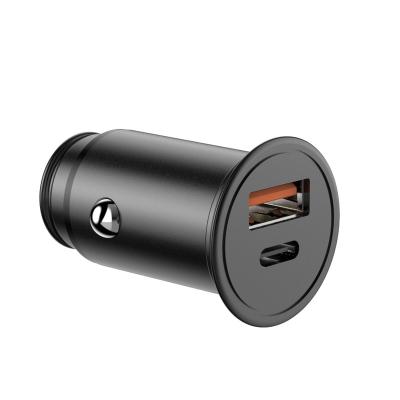 China Mobile Phone USB-A and Type-C PD Ports 18W 22.5W 27W 30W Car Charger for sale