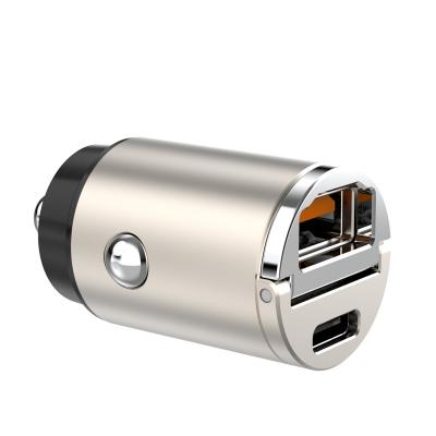 China Super Mobile Phone 18W 20W 22.5W 27W 30W Mini PD Car Charger for sale