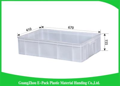 China Rectangle Folding Large Plastic Storage Boxes , Big Plastic Containers Eco - Friendly for sale