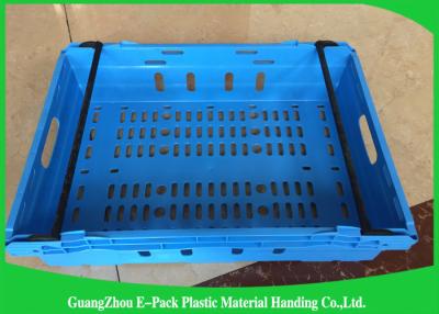 Chine Customzized Mesh Plastic Food Crates avec les poignées ou les poignées ergonomiques à vendre