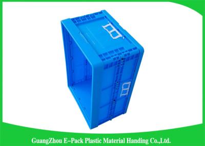 China Collapsible Plastic Stackable Containers / Virgin PP foldable plastic crates for sale