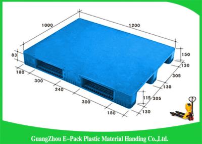 Cina I pallet di plastica accatastabili di dimensione standard, doppio hanno affrontato l'alto carico dei pallet resistenti in vendita