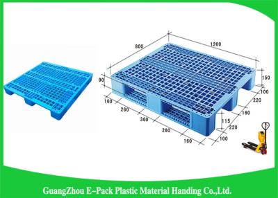 中国 中鋼鉄管が付いている単一の表面小さいプラスチック パレット、軽量小型プラスチック パレット 販売のため