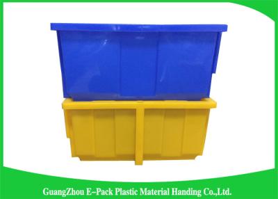 Chine Poubelles de stockage industrielles empilables légères, boîtes de rangement empilables de protection de produit à vendre