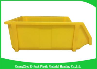 China Commercial Stackable Bins With Hinged Lids , Heavy Duty Warehouse Storage Containers for sale