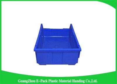 China Shelf Wall Mounted Industrial Plastic Storage Boxes , Heavy Duty Plastic Stackable Bins for sale