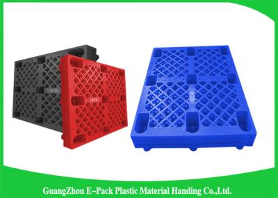 China Small Single Bottom Light Duty Nestable Plastic Pallets 1100*800*135mm for sale