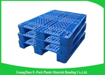 Cina Tipo di plastica industriale dell'entrata dei pallet 4-Way di trasporto riciclabile blu in vendita