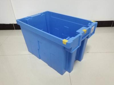 China Stacking Nesting Solid Plastic Tote Box Standard Size 600*400mm for sale