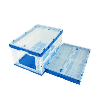 China Folded Plastic Collapsible Containers Supply Chain Boxes Color Customized for sale