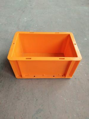 China Oranje Kleureneuro die Containers 300*200 mm/Stapelbare Plastic Opslagcontainers stapelen Te koop